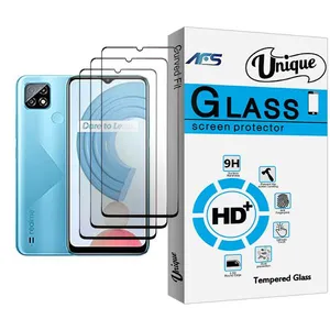 AFS Unique Glass MIX003 Screen Protector For Realme C21 Pack Of 3