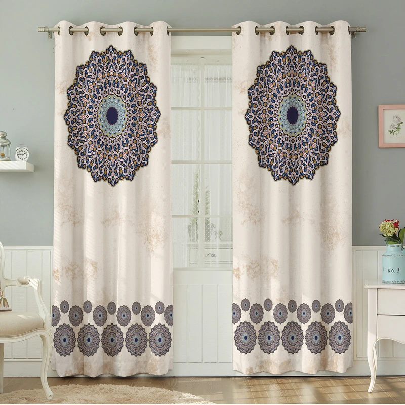 پرده نیروانا طرح مدرن  مدل هازان کد 8053 سایز 140×280 سانتی متر