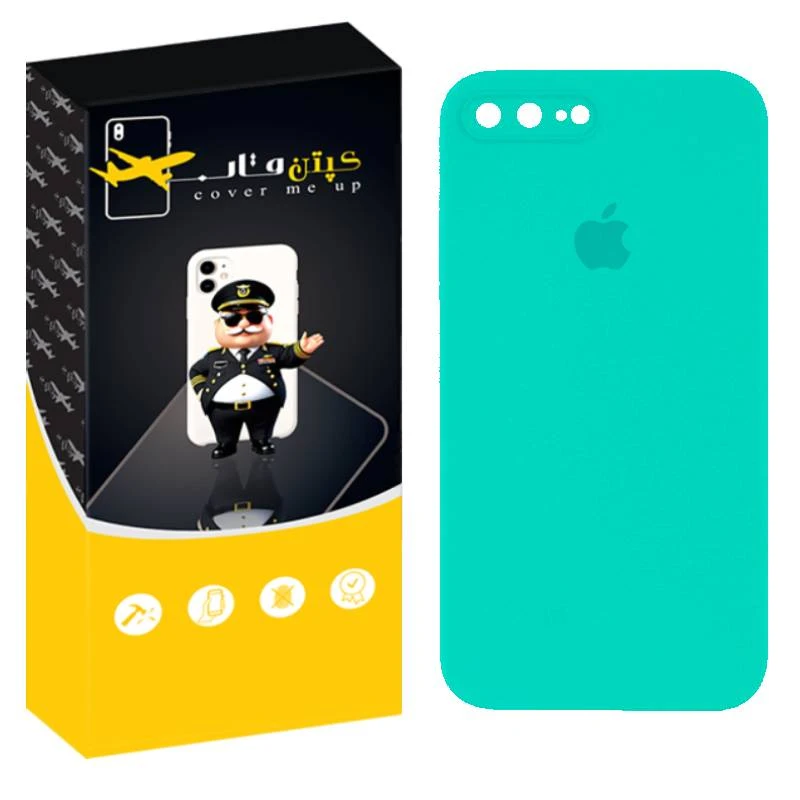 کاور کپتن قاب مدل SILIC پاک کنی مناسب برای گوشی موبایل اپل iPhone 7 Plus / 8 Plus