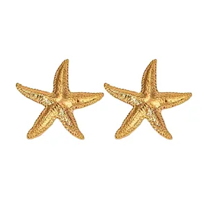 گوشواره زنانه طرح ستاره دریایی مدل MRYS1029