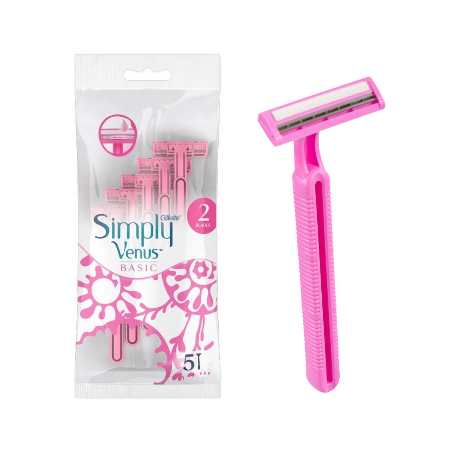 خود تراش ژیلت مدل simply venus بسته 5 عددی -  - 7