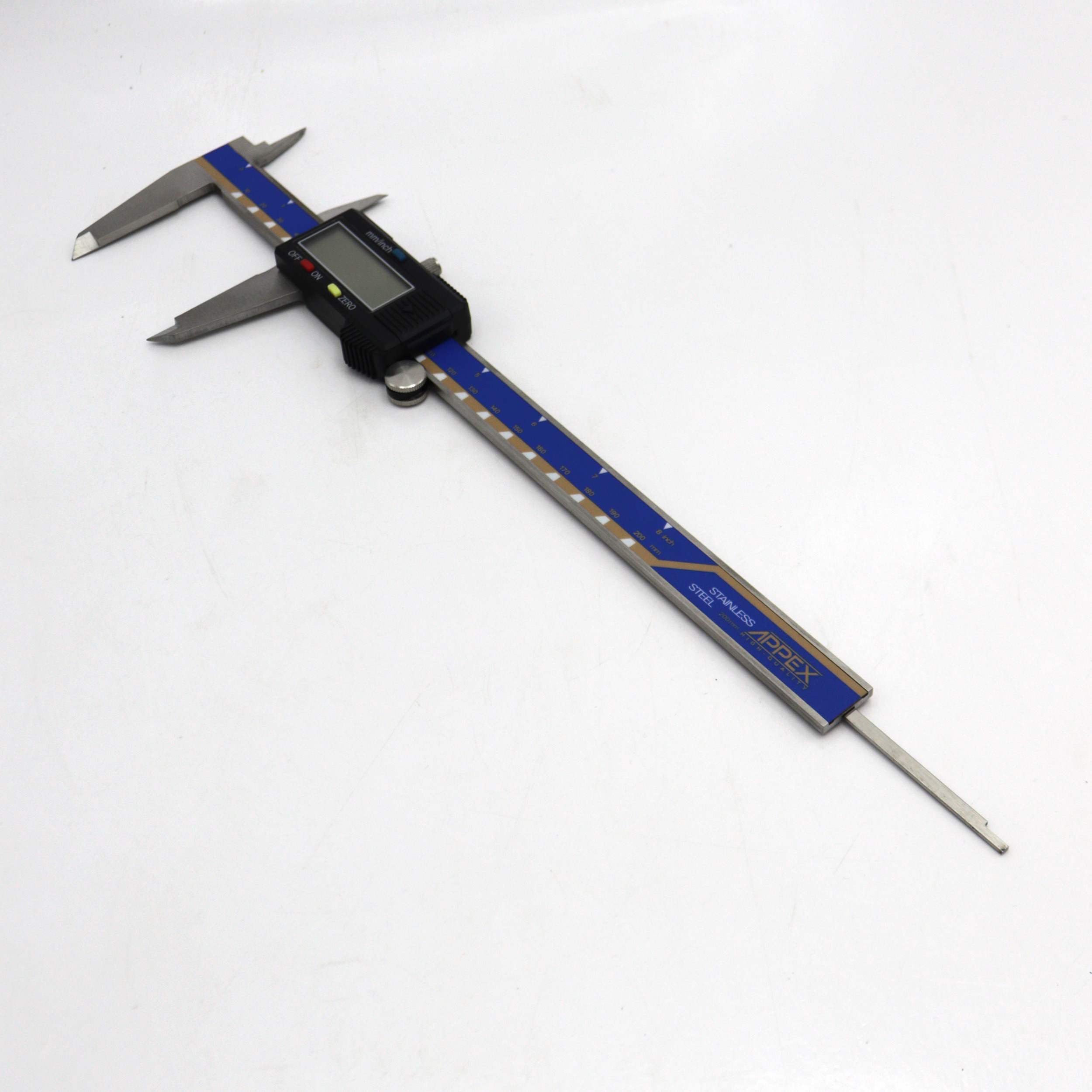 کولیس دیجیتالی اپکس مدل YP-0200MM گستره 0-200 میلیمتر