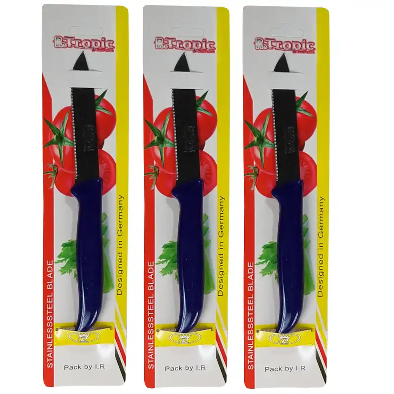 چاقو تروپیک مدل اره ای کد 05 مجموعه 3 عددی