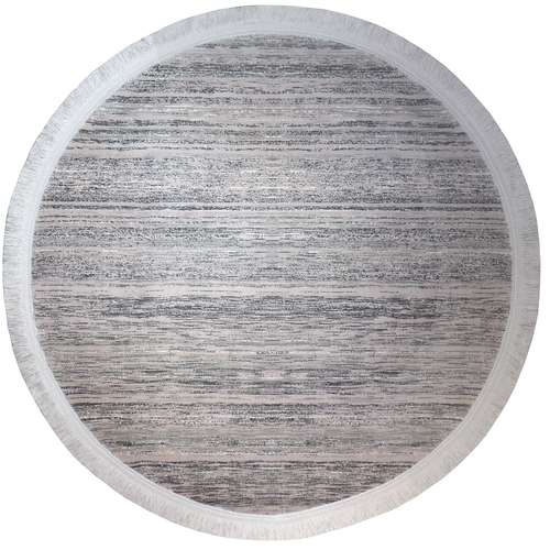 فرش ماشینی رادین اصفهان طرح گرد گبه 14 رنگ زمینه طوسی