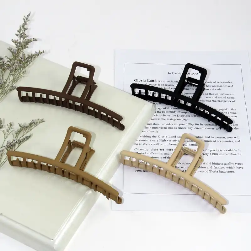 کلیپس مو زنانه مدل فلزی کد G_Lnd_1452