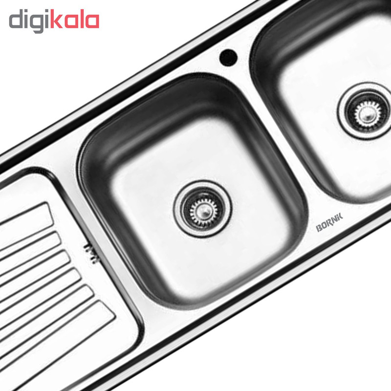 سینک ظرفشویی بورنیک کد 5002 توکار