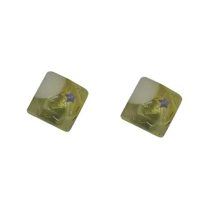 گوشواره دخترانه مدل مربع