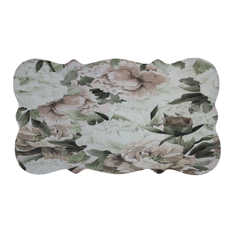 پادری مدل دالبر طرح گل کد 5940 سایز 110×60 سانتی متر