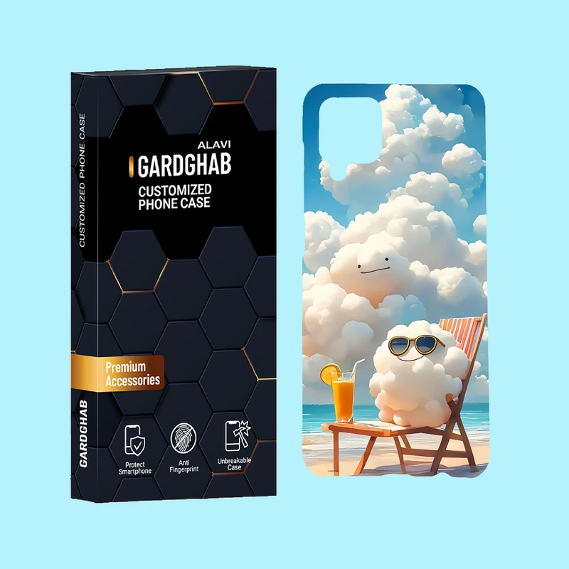 کاور گارد قاب علوی مدل هنری مناسب برای گوشی موبایل سامسونگ Galaxy A12