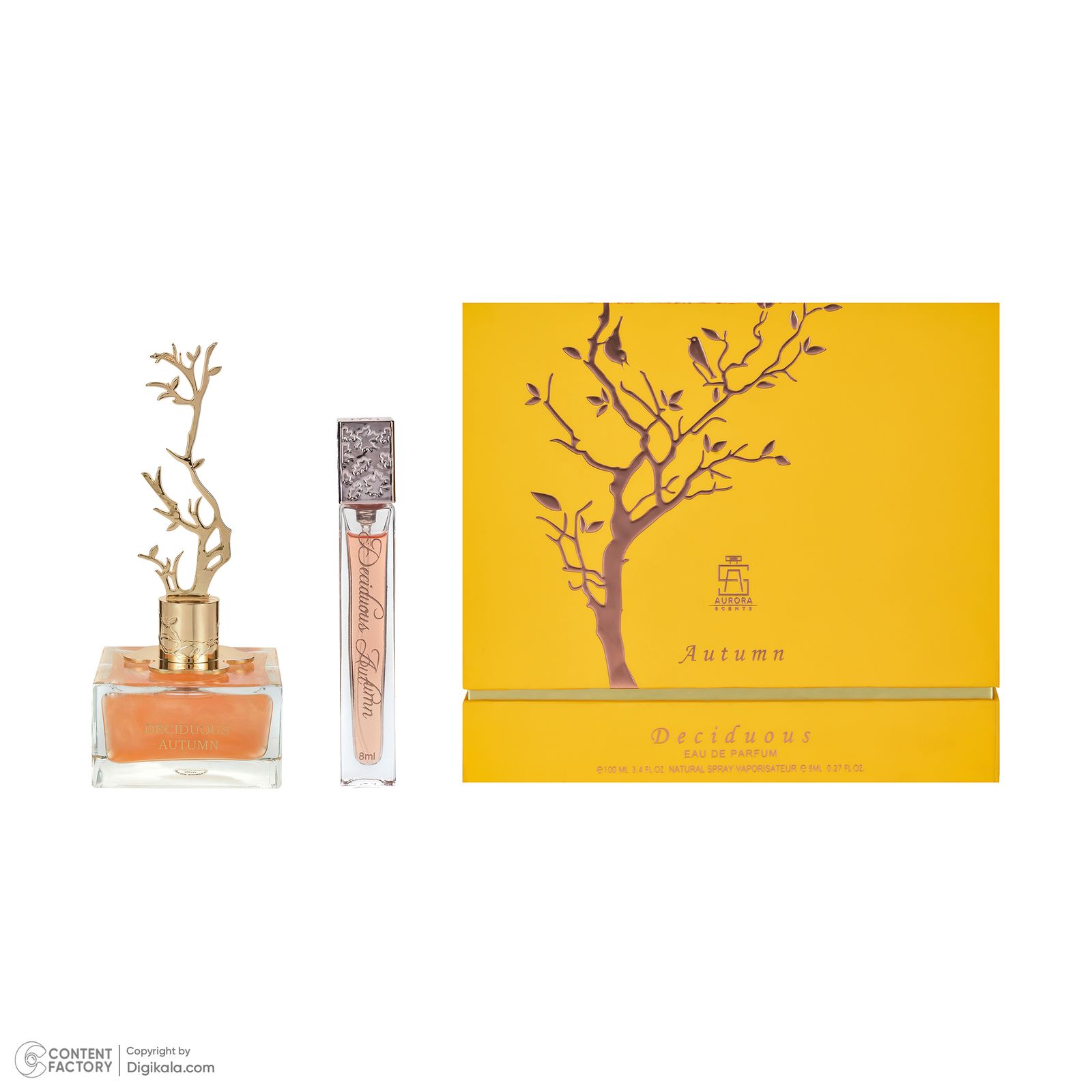 ادوپرفیوم زنانه ارورواسنتس مدل Deciduous Autumn حجم 100 میلی‌لیتر به همراه عطر جیبی حجم 8 میلی لیتر -  - 7