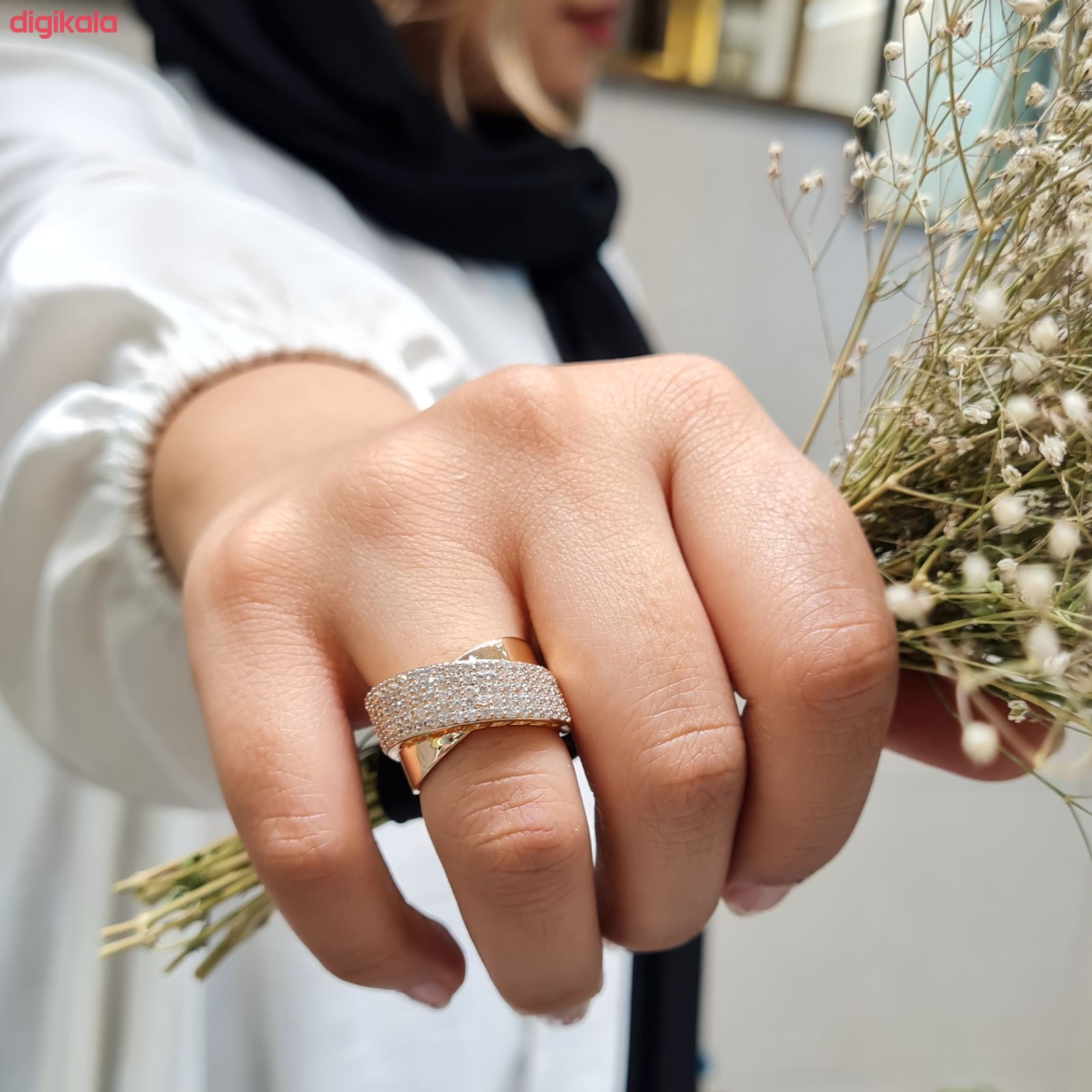 انگشتر زنانه ژوپینگ مدل 912 -  - 3