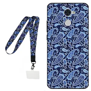 Megafone Paisley 0026 Cover For Huawei Y7 Prime 2017 / Y7 2017 Mobile Neckband