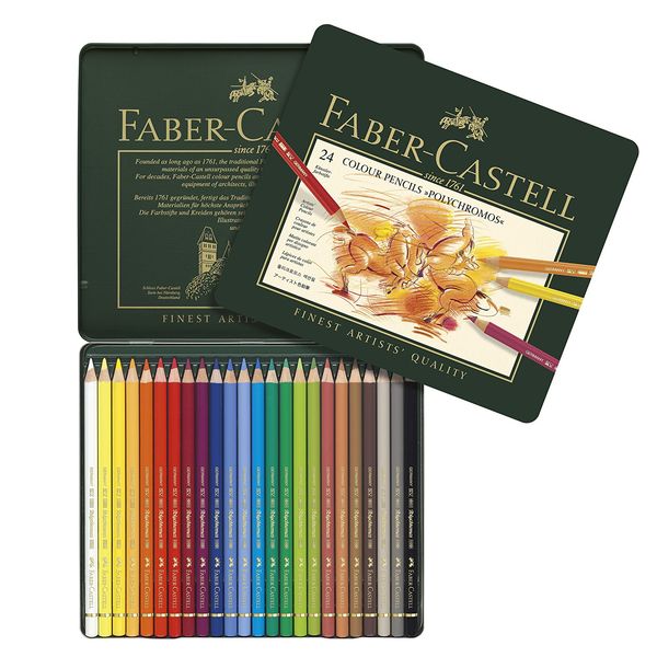 مداد رنگی 24 رنگ فابر-کاستل مدل پلی کروم