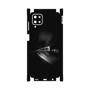 MAHOOT Black Portrait-FullSkin Cover Sticker for Samsung Galaxy A12 Nacho