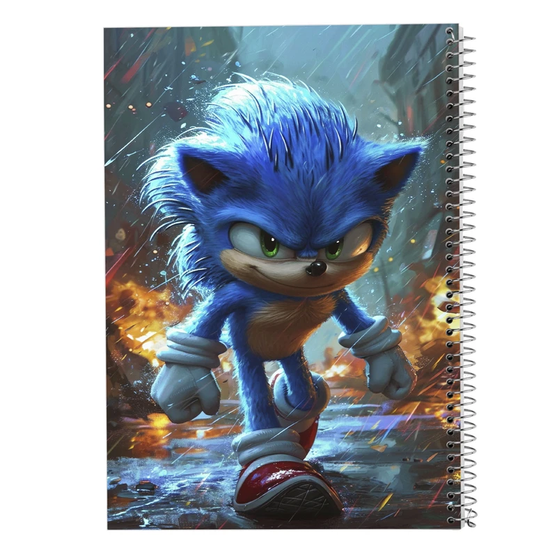 دفتر مشق 50 برگ مدوپد مدل سونیک sonic کد DF13441