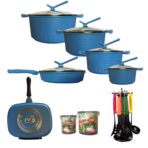 سرویس پخت و پز 23 پارچه کی اند آی مدل MARBLE