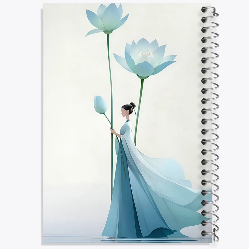 دفتر مشق 50 برگ خندالو طرح دخترانه کد F7283