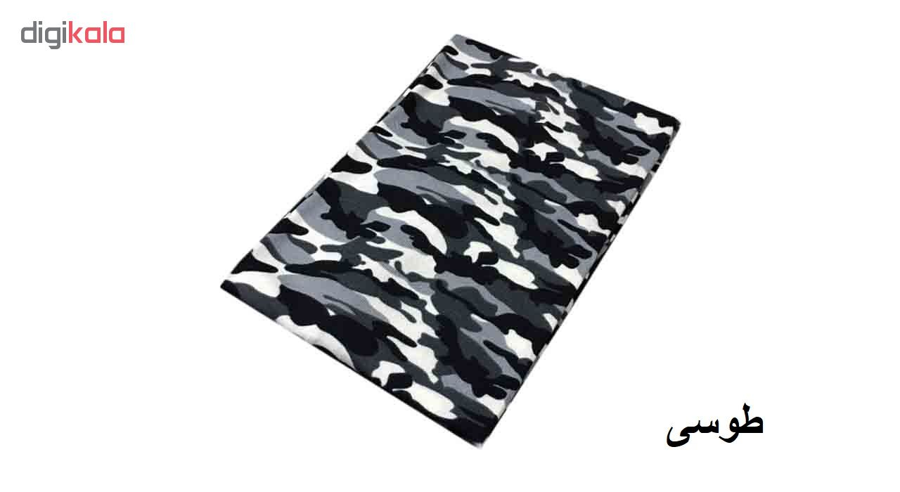 شال گردن گرد مدل چریکی