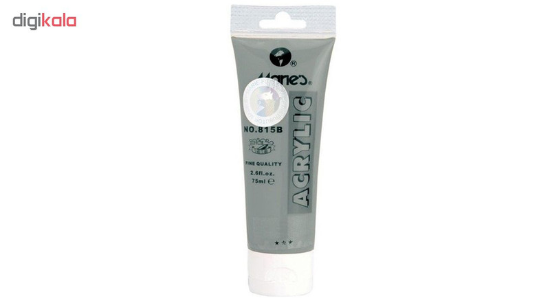 رنگ اکریلیک ماریز مدل 121 Silver حجم 75 میلی لیتر