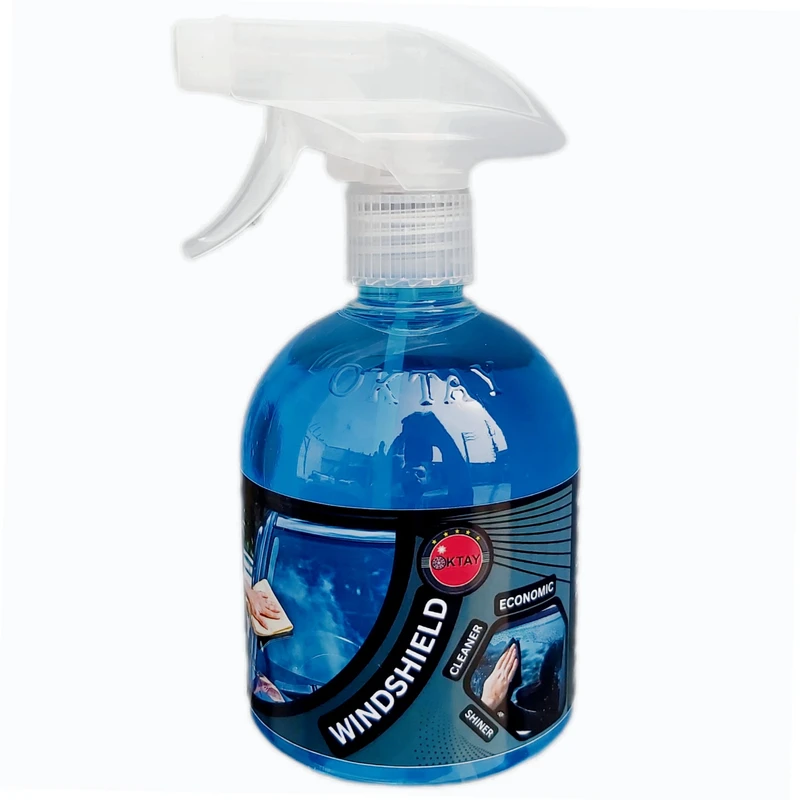 اسپری نانو تمیز کننده و براق کننده شیشه خودرو نانو اکتای مدل ECO-BU حجم 550 میلی لیتر