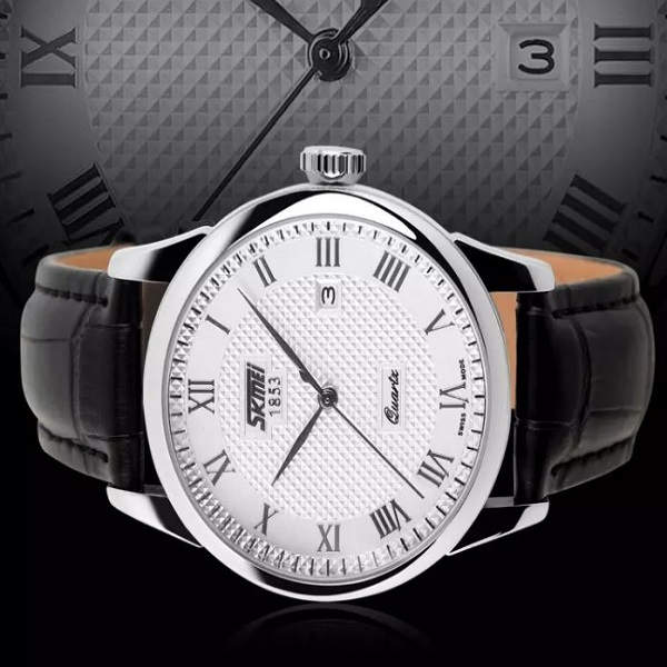 ست ساعت مچی عقربه ای زنانه و مردانه اسکمی مدل 9058BS