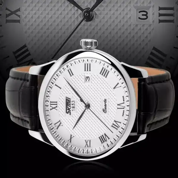 ست ساعت مچی عقربه ای زنانه و مردانه اسکمی مدل 9058BS