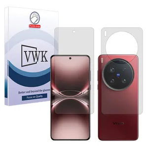 VWK Tough model matte screen protector suitable for Vivo X200 Ultra mobile phone along with the back protector
