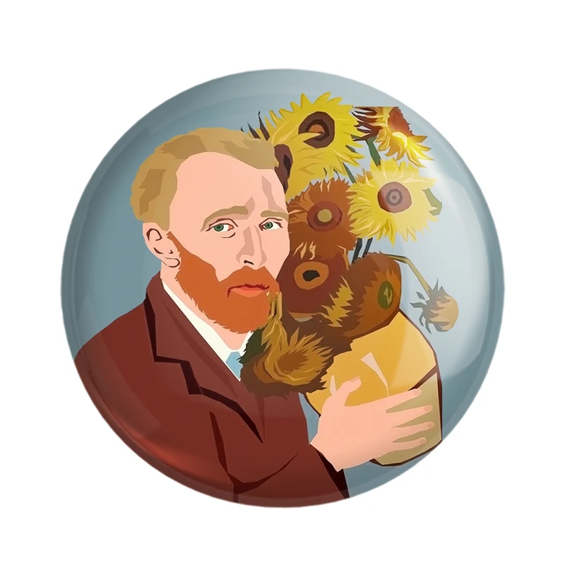 مگنت خندالو مدل ونسان ونگوگ کد 25471