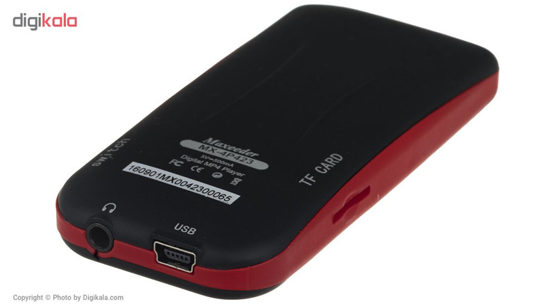 پخش کننده موسیقی مکسیدر مدل MX-4P423 ظرفیت 8 گیگابایت