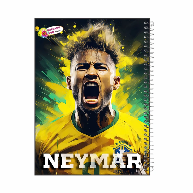 دفتر مشق 100 برگ گلبرگ مدل نیمار کد 1536