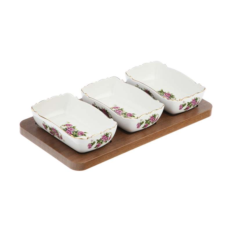 اردو خوری لمونژ مدل گل مستطیل