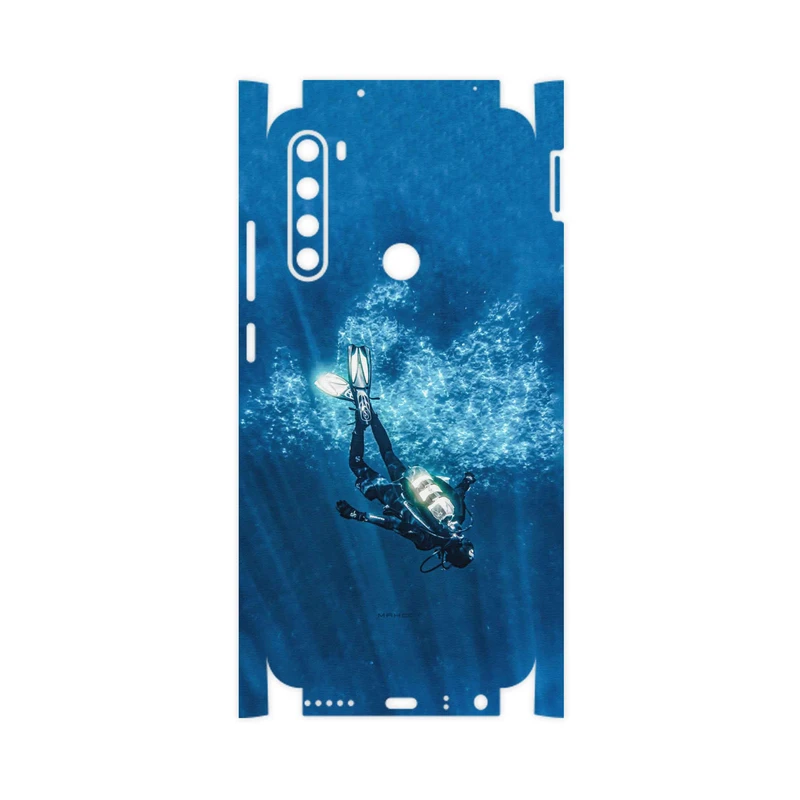 برچسب پوششی ماهوت مدل Scuba-Diving-FullSkin مناسب برای گوشی موبایل شیائومی Redmi Note 8 2021