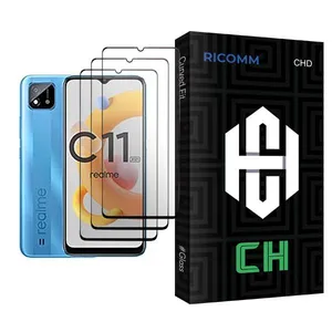 Ricomm CH Glass MIX003 Screen Protector For Realme C11 (2021) Pack Of 3