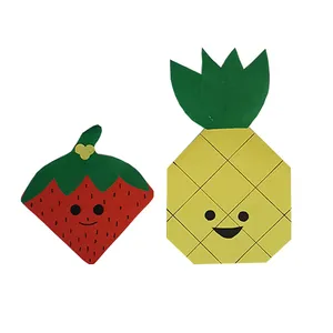 نشانگر کتاب مدل اریگامی طرح fruity مجموعه 2عددی