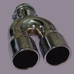 سر اگزوز مدل دو لول R.C 401 آبکاری کرم