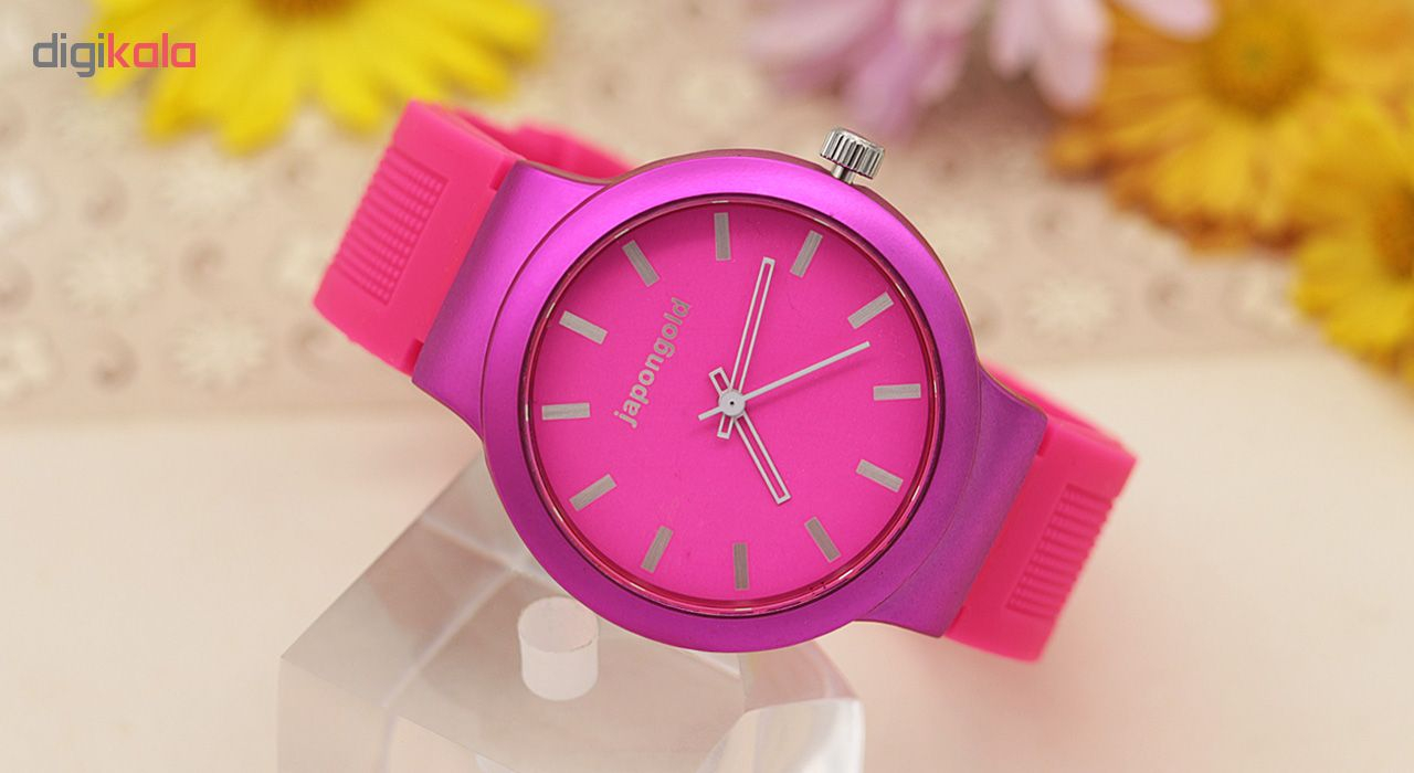 ساعت مچی عقربه ای زنانه  ژاپن گلد مدل JG1719