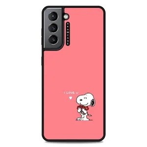 AKAM AMC-WSGS21-SNOOPY-20 Cover For Samsung Galaxy S21