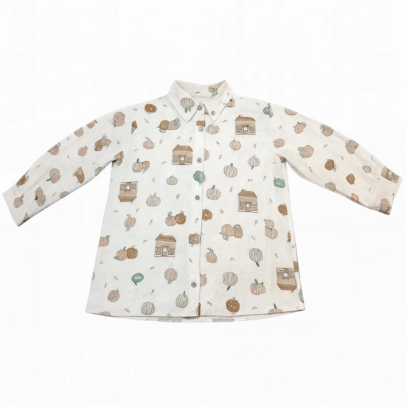 شومیز آستین بلند یقه برگردان زنانه مدل fantastic