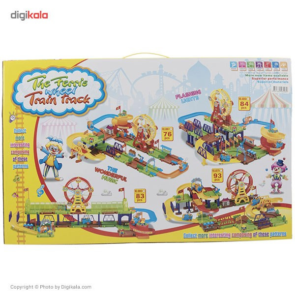قطار ال اچ زد مدل The Ferris Wheel Train Track