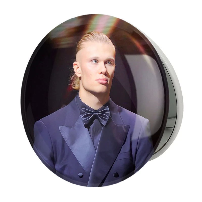 آینه جیبی خندالو طرح ارلینگ هالند (Erling Haaland) مدل تاشو کد 36358