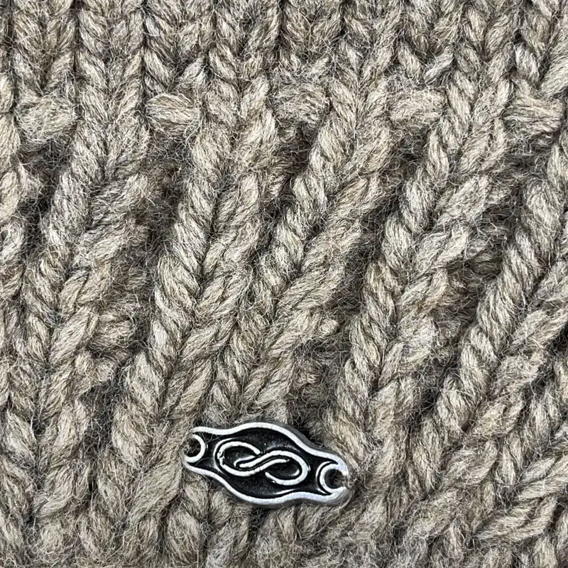 کلاه بافتنی بچگانه اندلس مدل 84021 رنگ طوسی