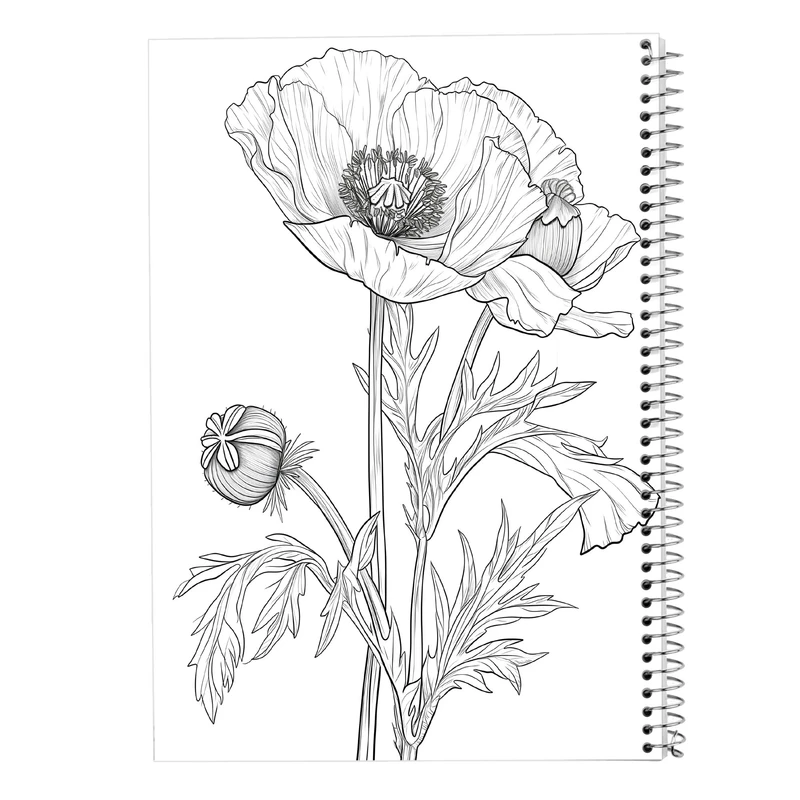 دفتر لیست خرید 50 برگ مدوپد مدل گل کد DF13975