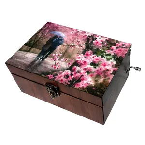 جعبه موزیکال مدل گل کد B047   