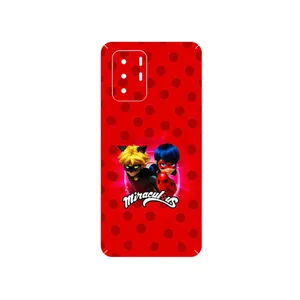 MAHOOT Ladybug and Cat Noir Cover Sticker for Xiaomi Redmi Note 10 Pro China