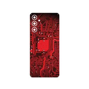 MAHOOT Red_Printed_Circuit_Board Cover Sticker for Samsung Galaxy F54