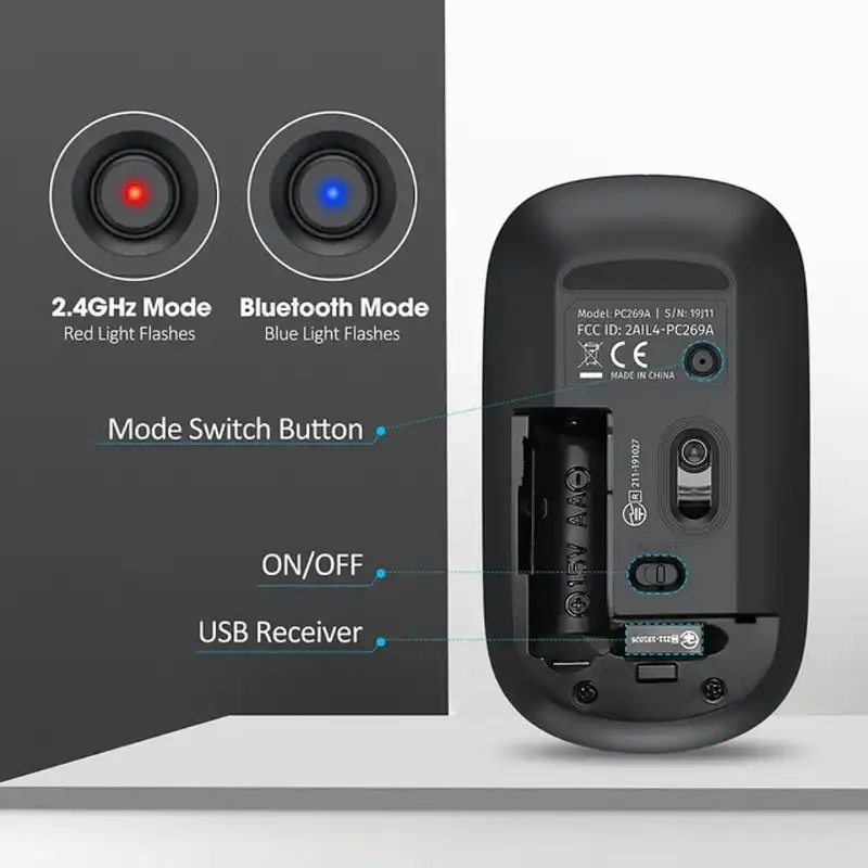 ماوس بی سیم ویکت سینگ مدل PC269A