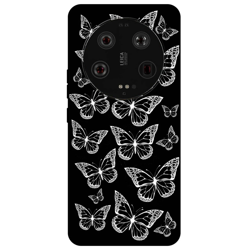 کاور مگافون طرح پروانه مدل 7244 مناسب برای گوشی موبایل شیائومی 13 Ultra  