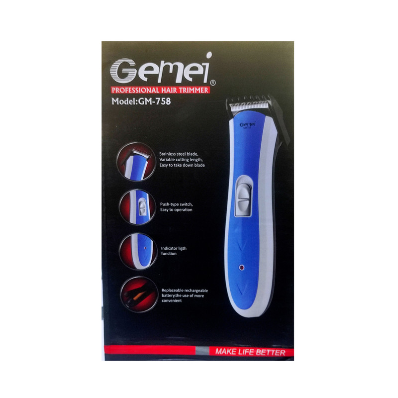 ماشین اصلاح موی صورت جیمی مدل GM - 758 ماشین اصلاح موی صورت جیمی مدل GM - 758