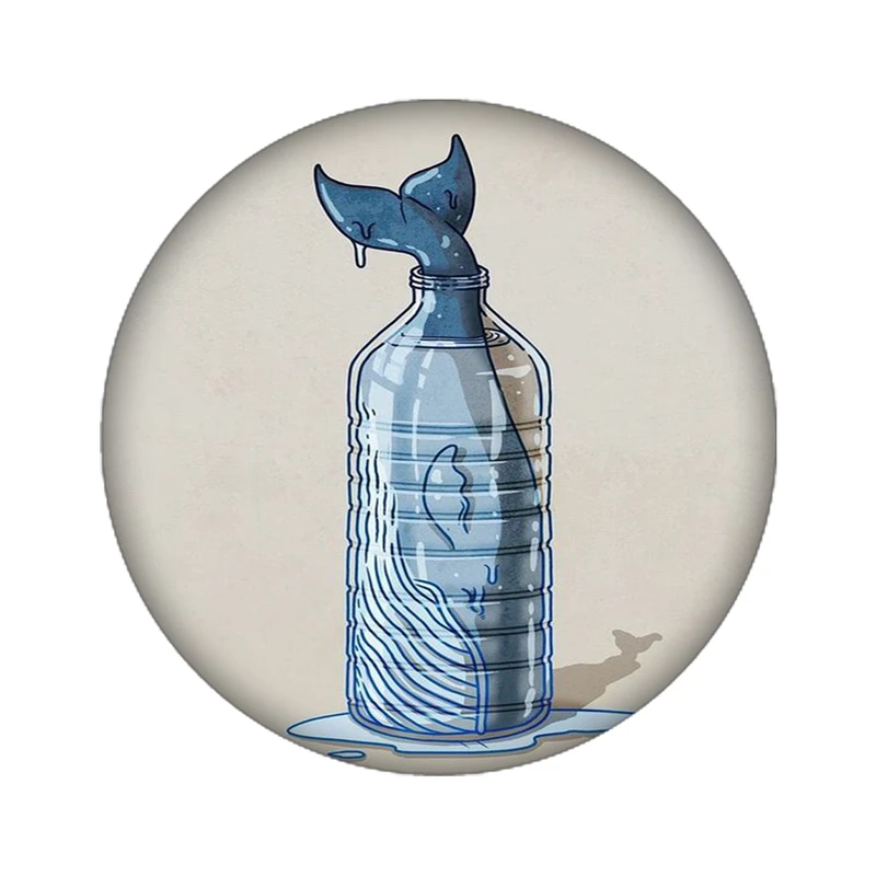 استیکر لپ تاپ طرح ماهی کد 4054