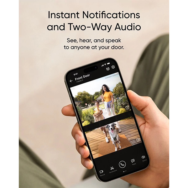 درب باز کن هوشمند یوفی مدل Doorbell Dual with chime